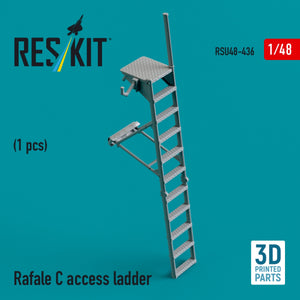 Échelle d&amp;#39;accès RESKIT RSU48-0436 Rafale C (Imprimée en 3D) 1/48