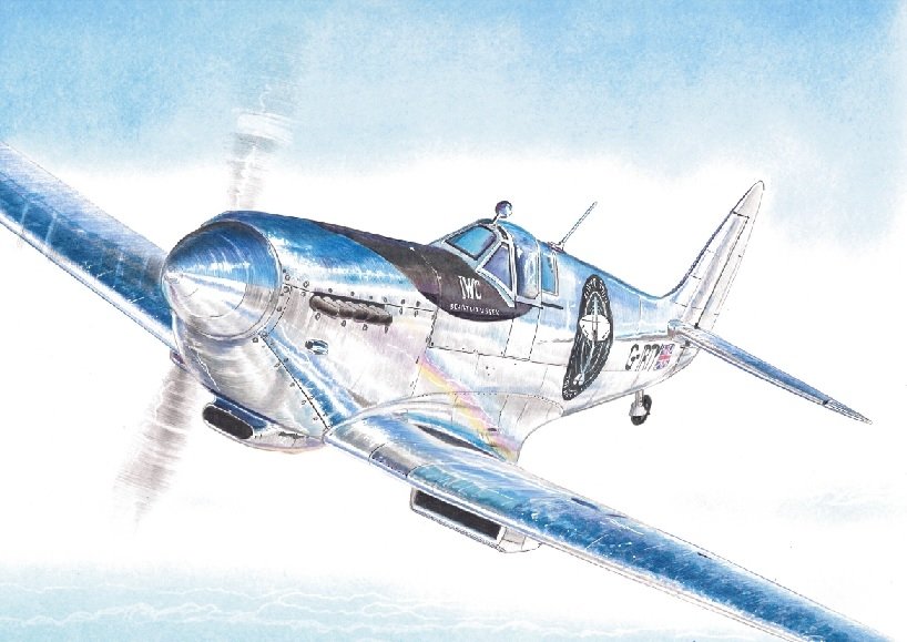Maquette AZ AZ7634 Spitfire Mk.IX « Le plus long vol » au 1/72