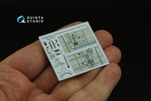 Quinta Studio QD48389 Macchi C.202 Folgore Early 3D-Printed &amp;amp; colored Interior on decal paper (Hasegawa/Eduard) 1/48 – image 5