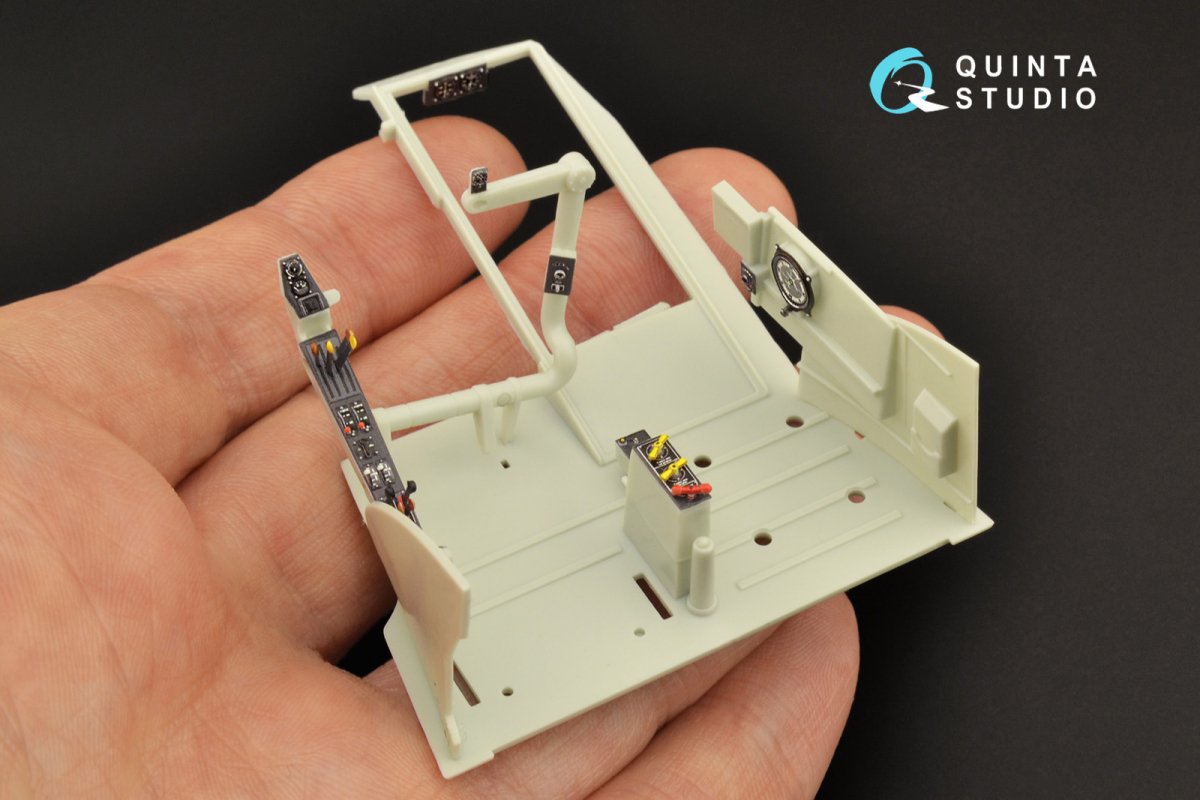 Quinta Studio QDS-32125 He 111 P/H 3D-Printed &amp;amp; coloured Interior on decal paper (Revell/ProModeler) (small version) 1/32 – imagen 7