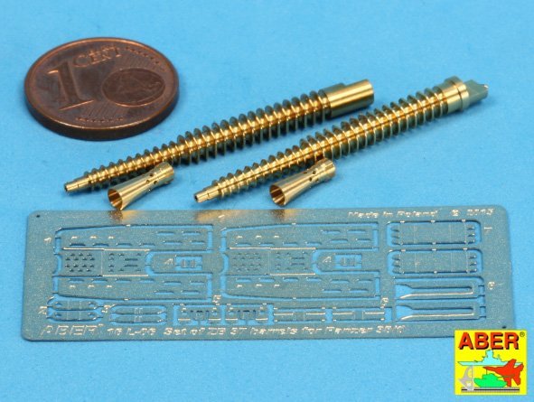 Aber 16L-06 Zestaw dwóch luf ZB 37 do czołgu Pz 38(t) / Set of two barrels ZB 37 for Panzer 38(t) 1/16 – immagine 3