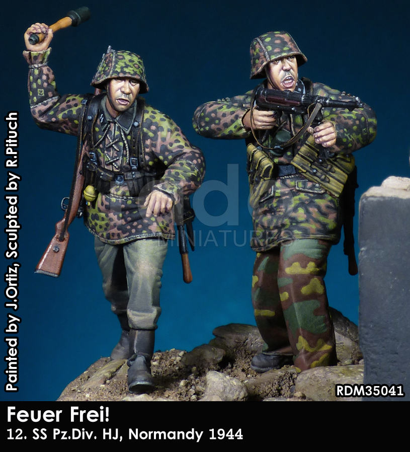 RADO Miniatures RDM35041 Feuer Frei 12.SS Pz.DiV. HJ Normandie 1944 1/35 