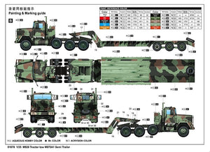 Trumpeter 01078 M920 Tractor tow with M870A1 semitrailer 1/35 – immagine 3
