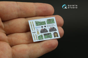 Quinta Studio QD72042 Spitfire Mk.IX 3D-Printed &amp;amp; coloured Interior on decal paper (Eduard) 1/72 – Bild 3