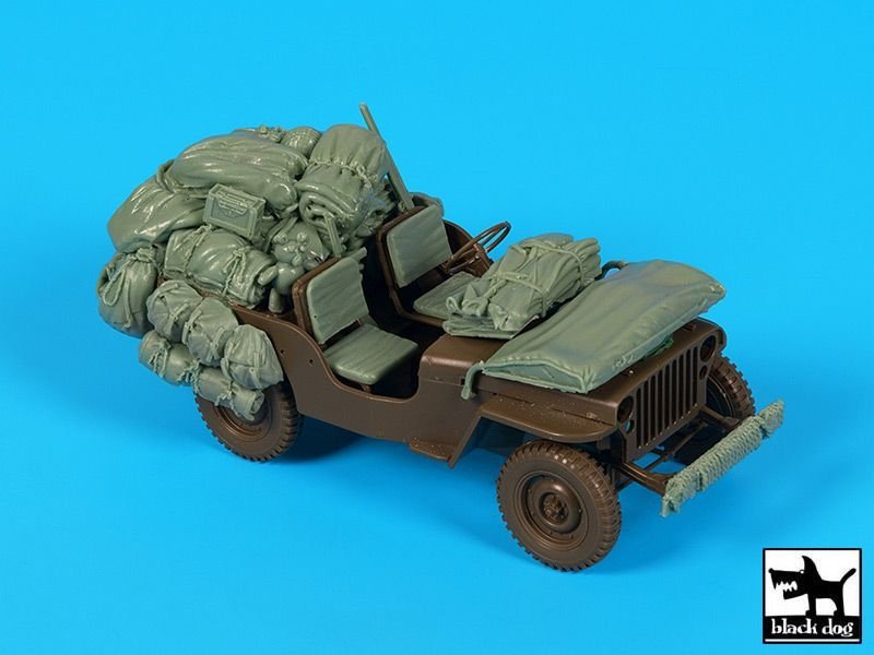 Black Dog T35221 US Jeep accessories set 1/35 – immagine 3