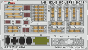 Eduard 3DL48180 B-24J SPACE HOBBY BOSS 1/48 – zdjęcie 3