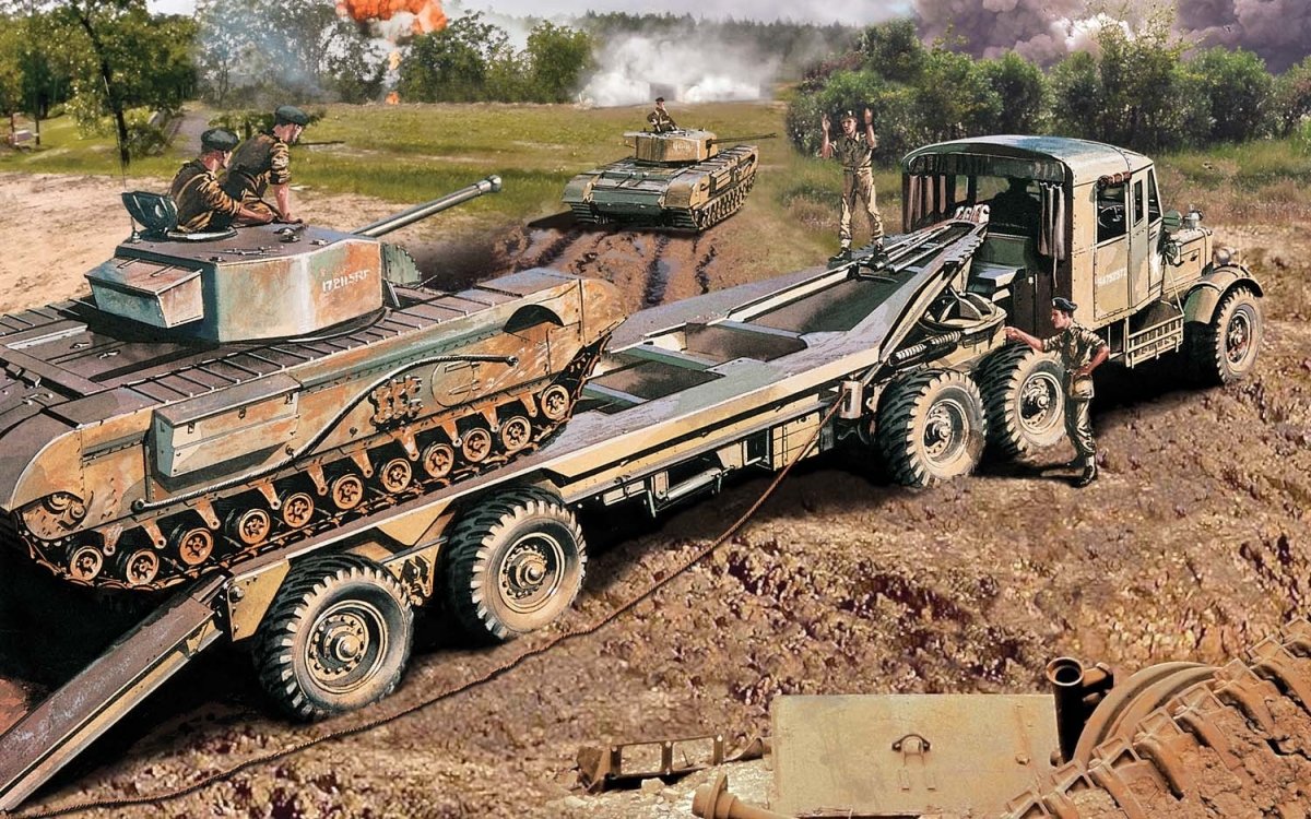 Airfix 02301V Scammell Tank Transporter 1/76 – immagine 2