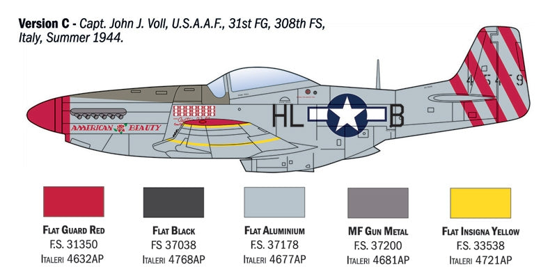 Italeri 1484 P-51D Mustang Aces 1/72 – imagen 5