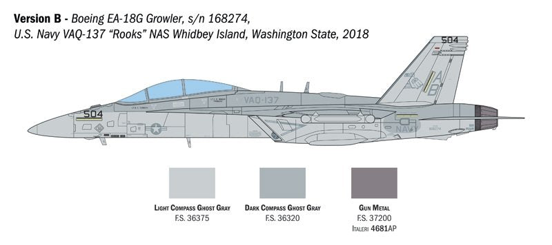 Italeri 2824 EA-18G Growler 1/48 – imagen 5