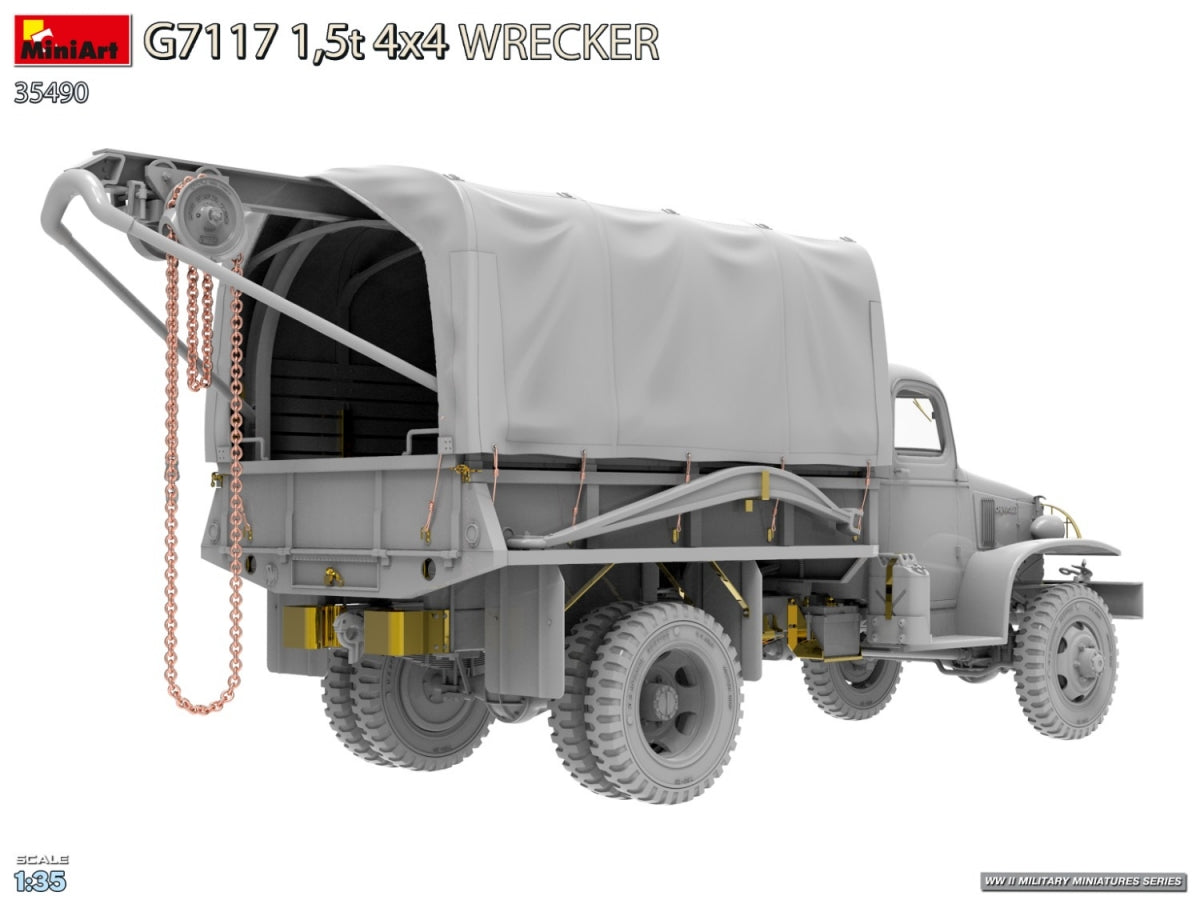 MiniArt 35490 G7117 1,5t 4x4 Wrecker 1/35 – Bild 5