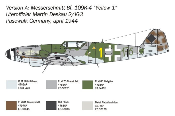 Italeri 2805 Bf 109 K-4 1/48 – Bild 8