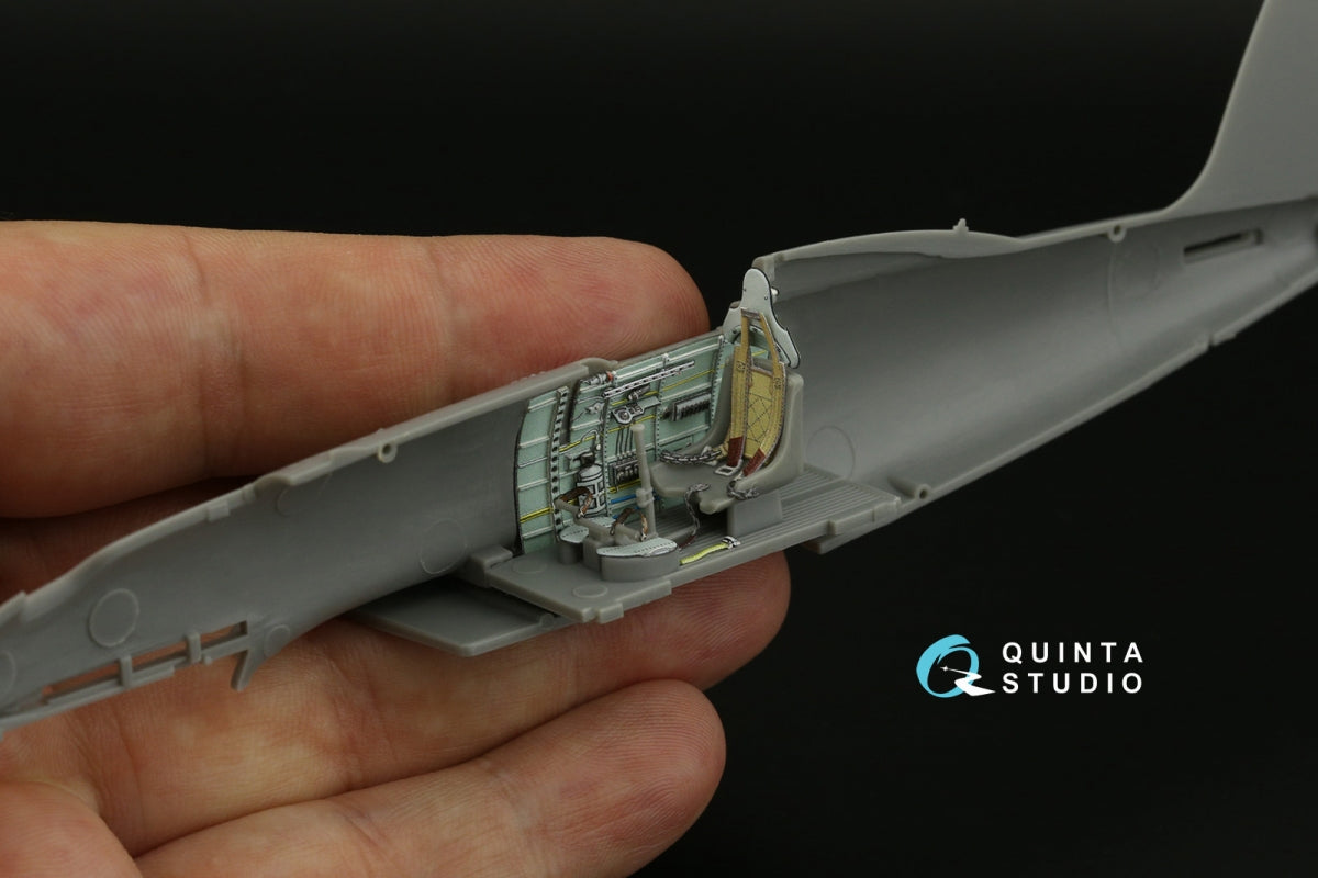 Quinta Studio QD48389 Macchi C.202 Folgore Early 3D-Printed &amp;amp; colored Interior on decal paper (Hasegawa/Eduard) 1/48 – image 10