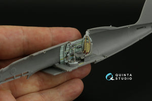 Quinta Studio QD48389 Macchi C.202 Folgore Early 3D-Printed &amp;amp; colored Interior on decal paper (Hasegawa/Eduard) 1/48 – image 10