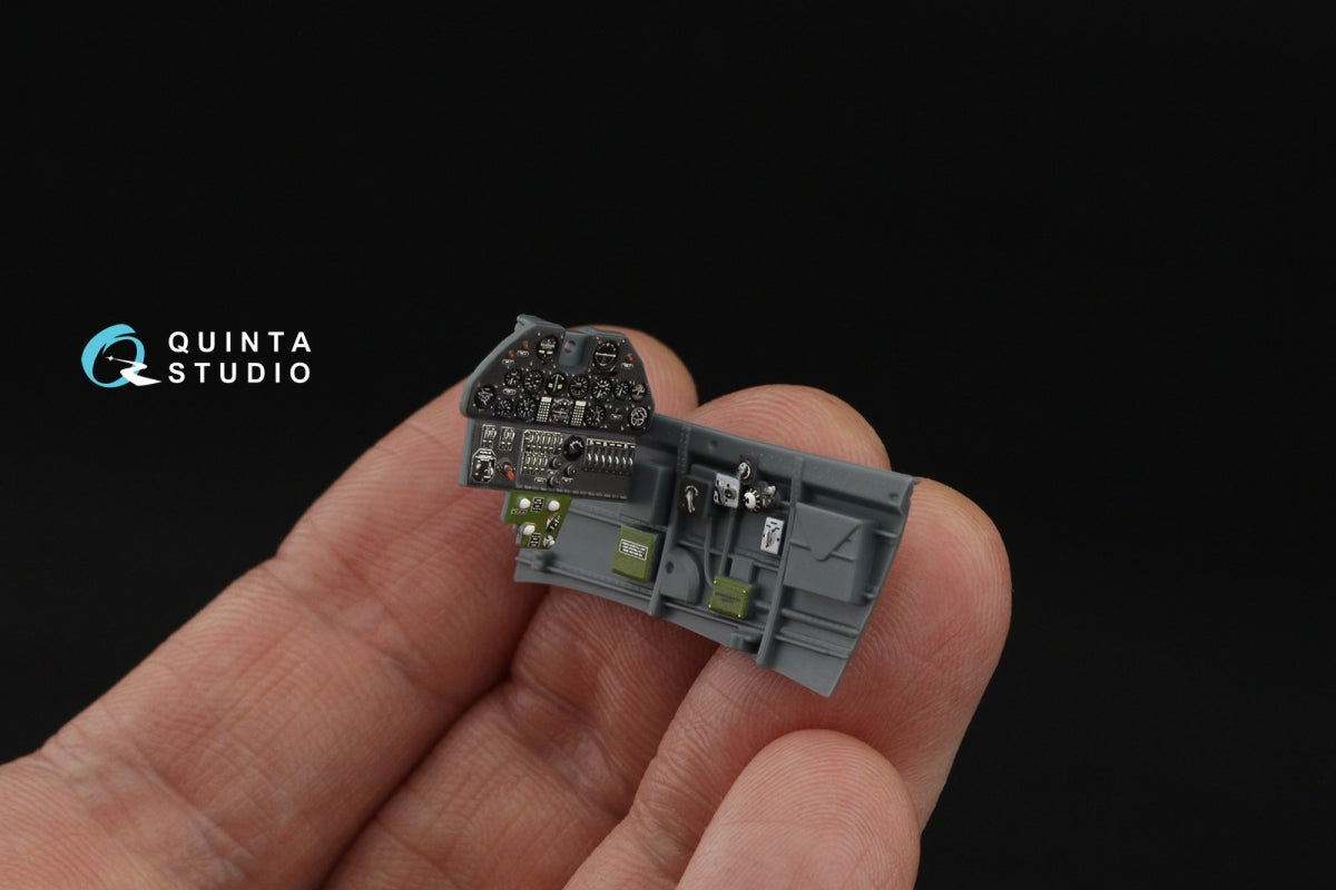 Quinta Studio QD48587 P-40E Warhawk 3D-Printed &amp;amp; coloured Interior on decal paper (Eduard) 1/48 – zdjęcie 7