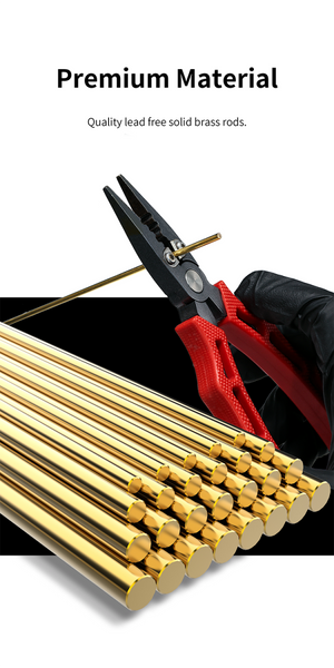 DSPIAE BB-2.5 Brass Rods For Model Building 2.5mm (5 PCS) / pręty miedziane – immagine 2