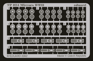Miroirs Eduard TP024 Seconde Guerre mondiale 1/35