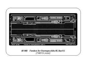 Aber 48048 Fenders for Stug. III, Ausf. G Tamiya 1/48 – image 5