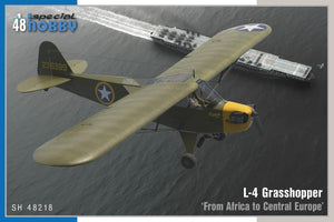 Special Hobby 48218 L-4 Grasshopper « De l&amp;#39;Afrique à l&amp;#39;Europe centrale » 1/48