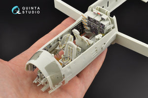 Quinta Studio QD32084 Ju 88A-1 3D-Printed &amp;amp; coloured Interior on decal paper ( Revell ) 1/32 – immagine 9