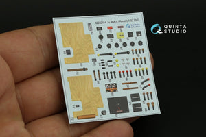 Quinta Studio QD32114 Ju 88A-4 3D-Printed &amp;amp; coloured Interior on decal paper ( Revell ) 1/32 – Bild 10