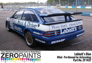 Zero Paints ZP-1437 - Labatt&amp;#39;s Blue Paint (BMW M3, Ford Sierra RS500 Cosworth) 60ml – zdjęcie 3