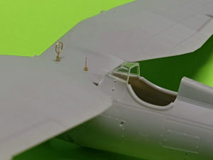 Master AM-48-160 PZL P.11c - zestaw detali - lufy karabinu wz. 33, celowniki oraz dysza Venturiego 1/48 – imagen 7