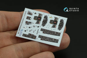Quinta Studio QD48151 F-104S-ASA 3D-Printed &amp;amp; coloured Interior on decal paper (Hasegawa) 1/48 – immagine 8