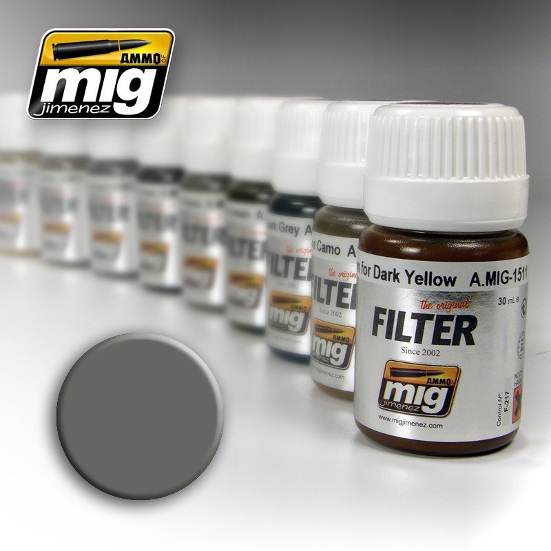 Munitions Mig Jimenez 1501 grises pour blanc 35 ml