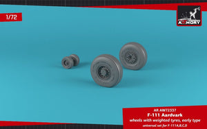 Armory Models AW72337 Roues Aardvark F-111A/B/C/D avec pneus lestés 1/72 – image 2