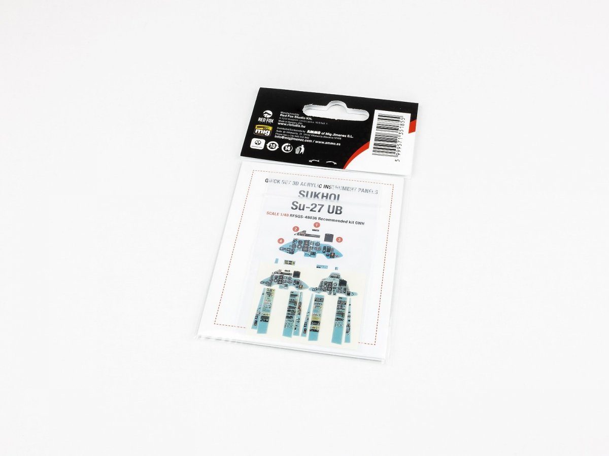 Red Fox Studio QS-48036 Sukhoi Su-27UB Flanker C GWH 1/48 – immagine 2