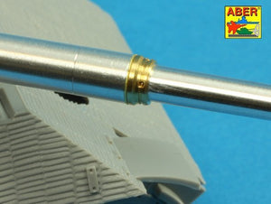 Aber 35L-215 Barrel for German 8,8cm Kw.K 43 (L/71) gun used on Tiger B Porsche turret-late for TAKOM model 1/35 – immagine 7