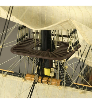 ARTESANIA LATINA 22901 Santisima Trinidad Trafalgar Ed. 1805 + figurki + miedziane poszycie 1/84