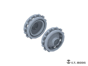 E.T. Model P35-060 WWII German Sd.Kfz.7(8t) Sprockets &amp;amp; Track links ( 3D Printed ) 1/35 – immagine 2