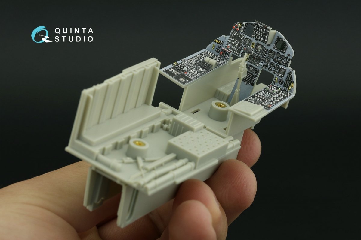 Quinta Studio QD32155 F-15C Early/F-15A/F-15J early 3D-Printed &amp;amp; coloured Interior on decal paper (Tamiya) 1/32 – Bild 11