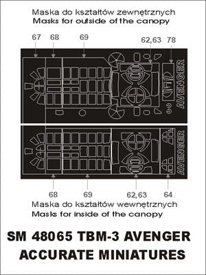 Montex SM48065 TBF-3 Avenger ACCURATE MINIATURES
