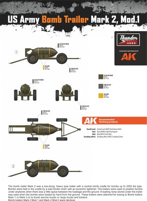 Thunder Model 32002 US Army Bomb Trailer Mark 2 1/32 – immagine 2