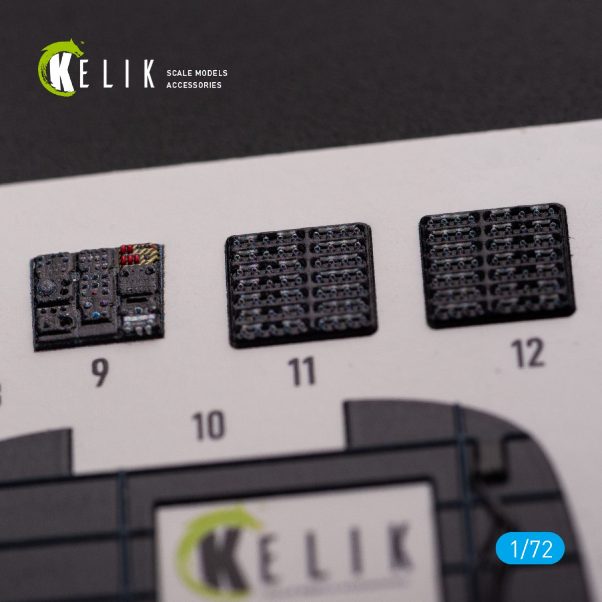 KELIK K72078 CH-53D Sea Stallion interior 3D decals for Fujimi/Academy kit 1/72 – zdjęcie 7