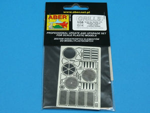 Aber 35G14 Grilles for german tank Sd.Kfz.171 Panther, Ausf.G late model 1/35 – immagine 4