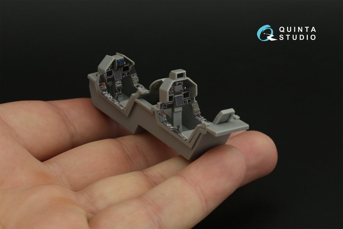 Quinta Studio QD48118 Mirage 2000-5B 3D-Printed &amp;amp; coloured Interior on decal paper (Kinetic) 1/48 – immagine 8