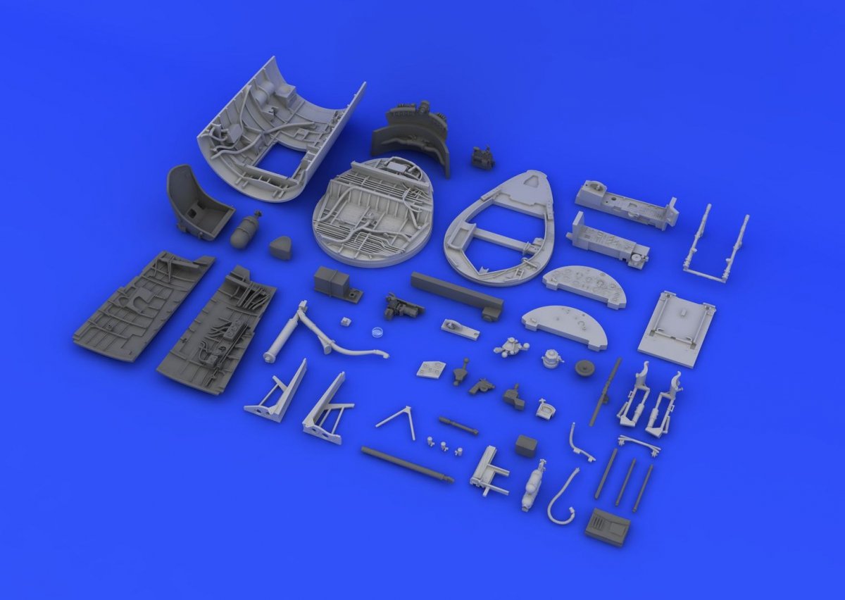 Eduard 632054 Lewis Mk. III WW1 gun 1/32 Hasegawa – image 6