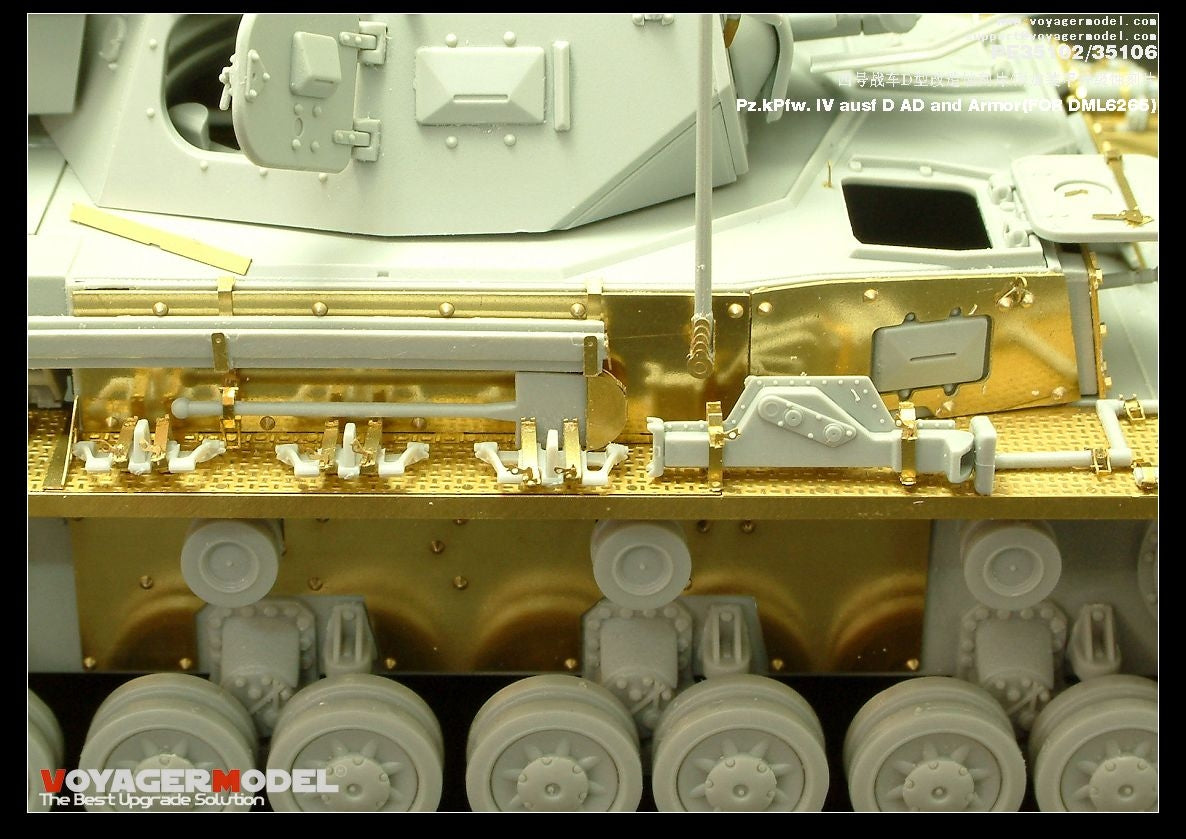 Voyager Model PE35102 Pz.KPfw. IV Ausf D For DRAGON 6265 1/35 – image 7