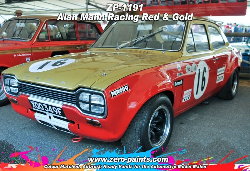 Zero Paints ZP-1191 Alan Mann Racing Paints Red/Gold 2x30ml – Bild 2