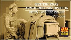 Copper State Models F35-009 British RNAS Armored Car Division Petty Officer Relief 1/35