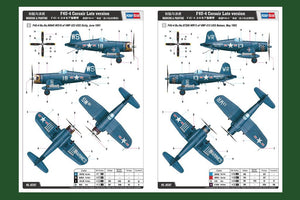 Hobby Boss 80387 F4U-4 Corsair Late version 1/48 – imagen 2