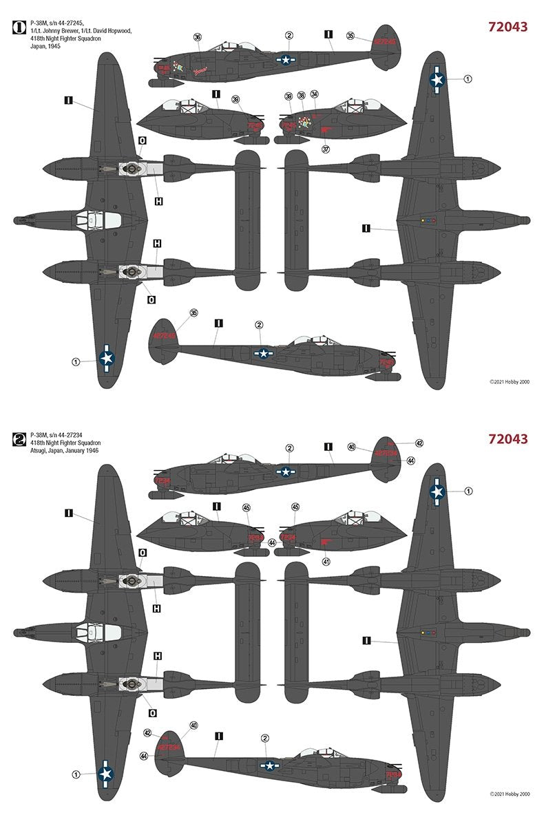 Hobby 2000 72043 P-38M Night Lightning – DRAGON 1/72 – image 2