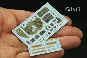 Quinta Studio QD32238 Mitsubishi J2M3/5/6 Raiden 3D-Printed coloured Interior on decal paper (Hasegawa) 1/32 – immagine 4