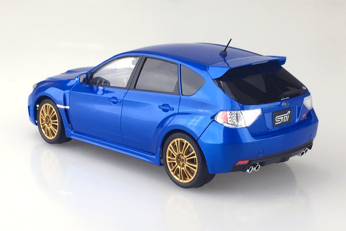 Aoshima 00491 Subaru GRB Impreza WRX Mica Bleu 1/24 – image 3