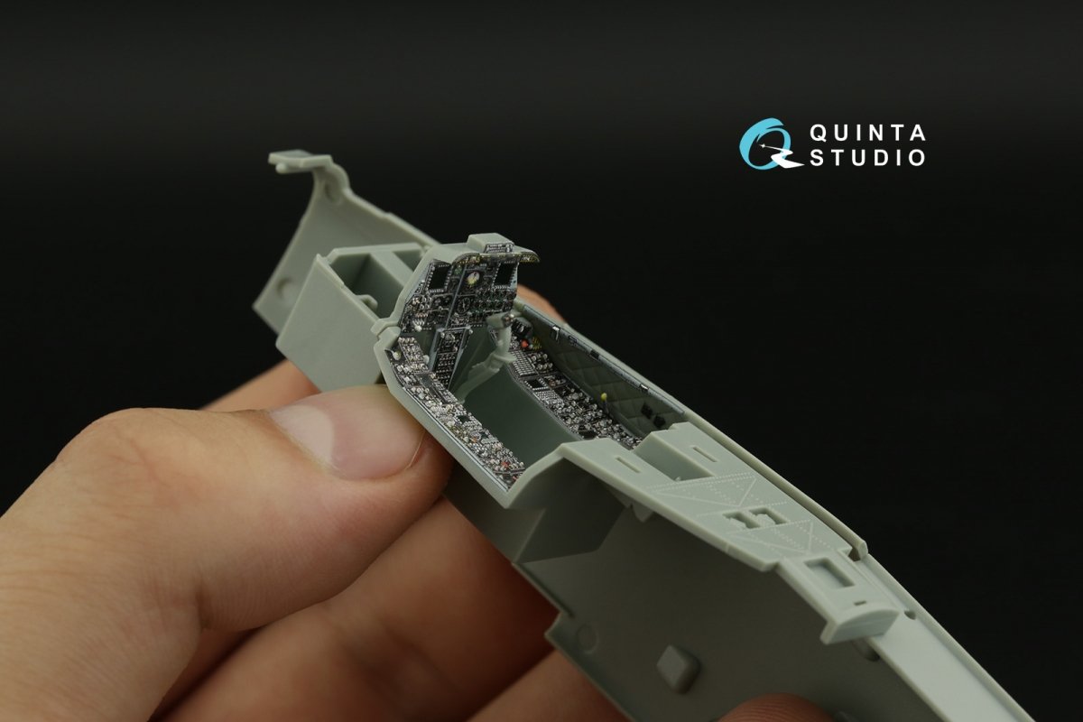 Quinta Studio QDS-48323 A-10C 3D-Printed &amp;amp; coloured Interior on decal paper (Academy) (Small version) 1/48 – immagine 12