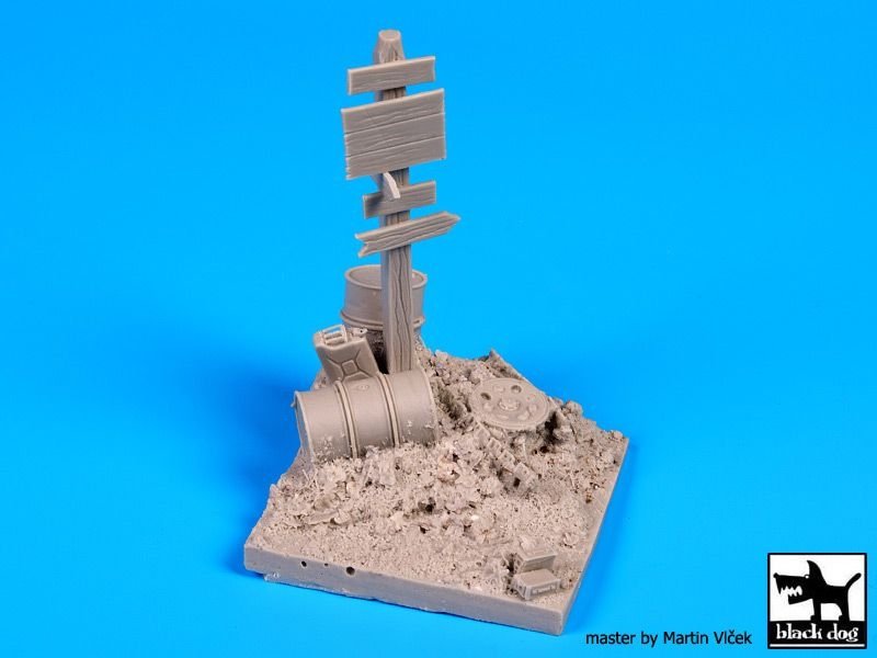 Black Dog D35042 Road signs base 1/35 – Bild 6