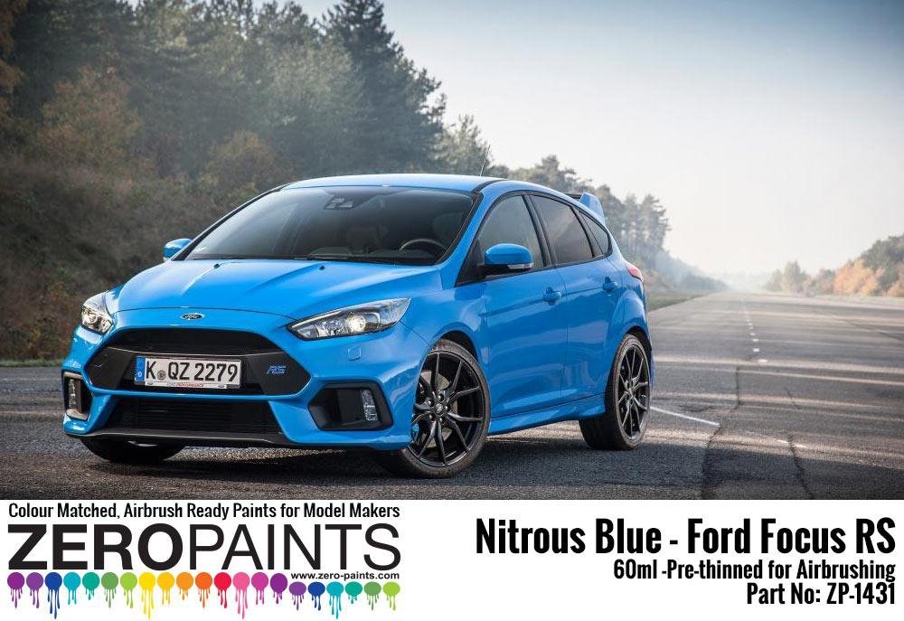 Zero Paints ZP-1431 Nitrous Blue - Ford Focus RS Paint 60ml – image 3